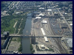 Views from Sears Tower 03 - Chicago is a railway hub